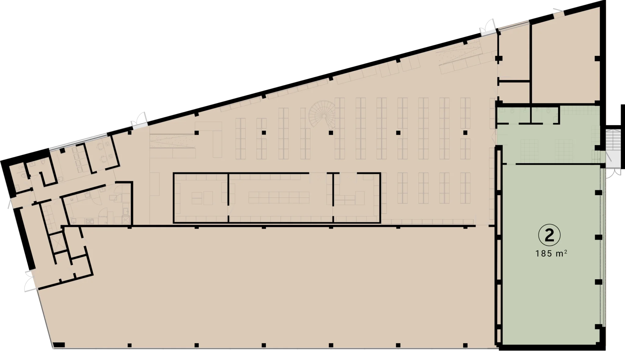 dance studio scheme MooW first floor